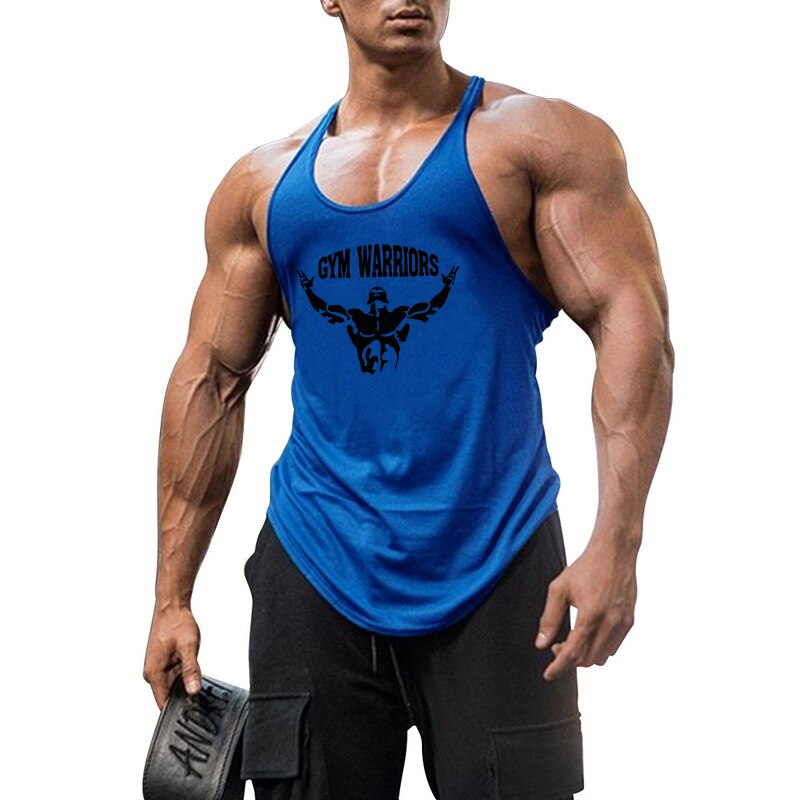 Bodybuilding Stringer Tank Top Men Gym Clothing Cotton Sleeveless Shirt Mens Fitness Vest Summer Sports Singlets Workout Tanktop
