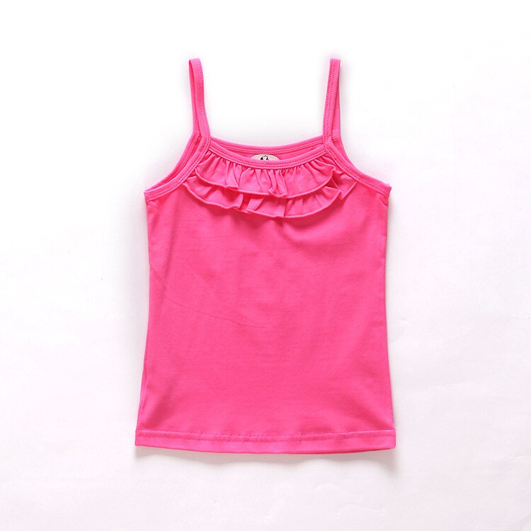 Summer Style Girls Tank Top Cotton Underwear Kids Printed Girls Camisole Children Undershirt Model Baby Singlet