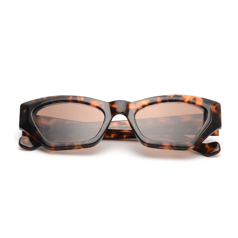 2021 Acetate Frame Cat Eye Women Sunglasses Polarized Brand Designer Ladies Shades UV400