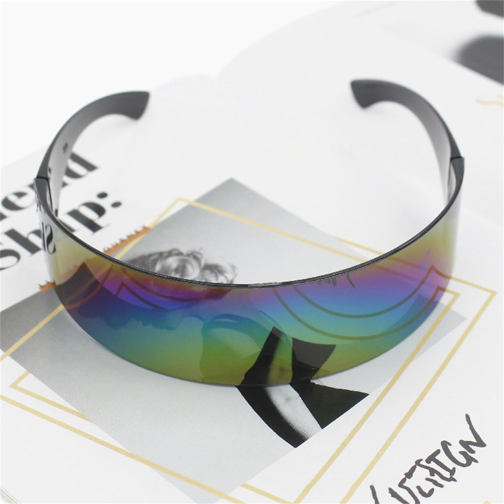 Future Warrior Rimless Sunglasses Retro Sun Glasses Punk UV Protection Eyewear Vintage Gothic Steampunk Party Glasses
