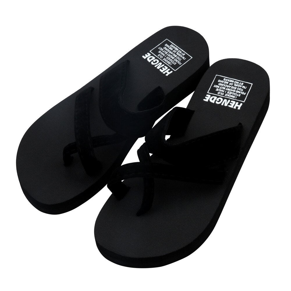 Women Slippers Shoes Retro Womens Summer Flip Flops Casual Slippers Flat Sandals Beach Open Toe Shoes zapatos de mujer #K40