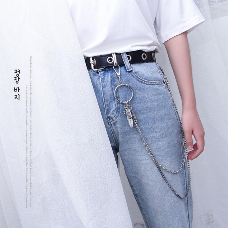 Hot Sale Novelty! Punk Hip Hop Waist Chain Belts Women Luxury Designer Brand Streetwear Harajuku Goth Trendy Waistband Ladies