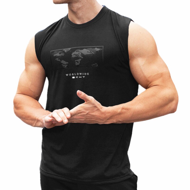 Apparel New men tank tops shirt gyms fitness tank top Male sleeveless cotton bodybuilding Breathable vest tops clothes hombre