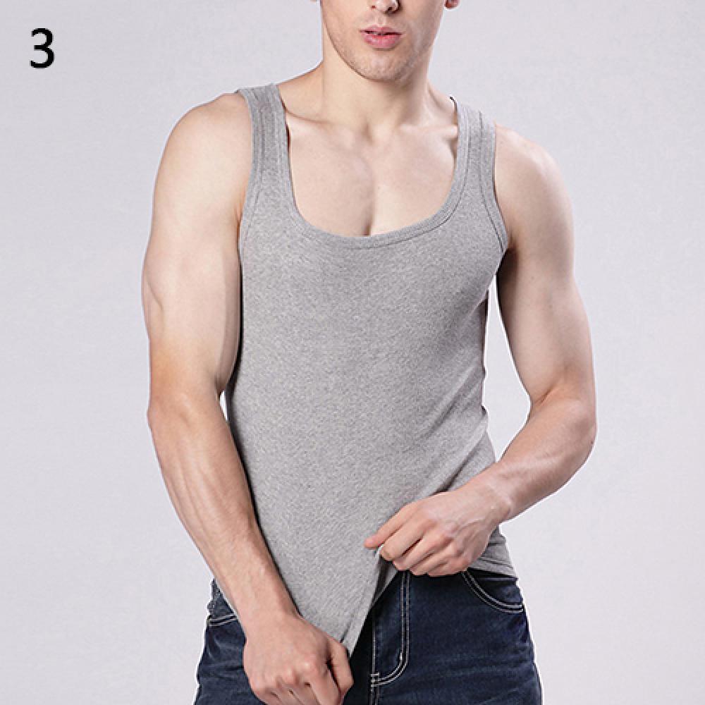 Men's Gyms Casual Tank Tops Bodybuilding Fitness Muscle Sleeveless Singlet Top Vest Tank man's clothes camiseta tirantes hombre