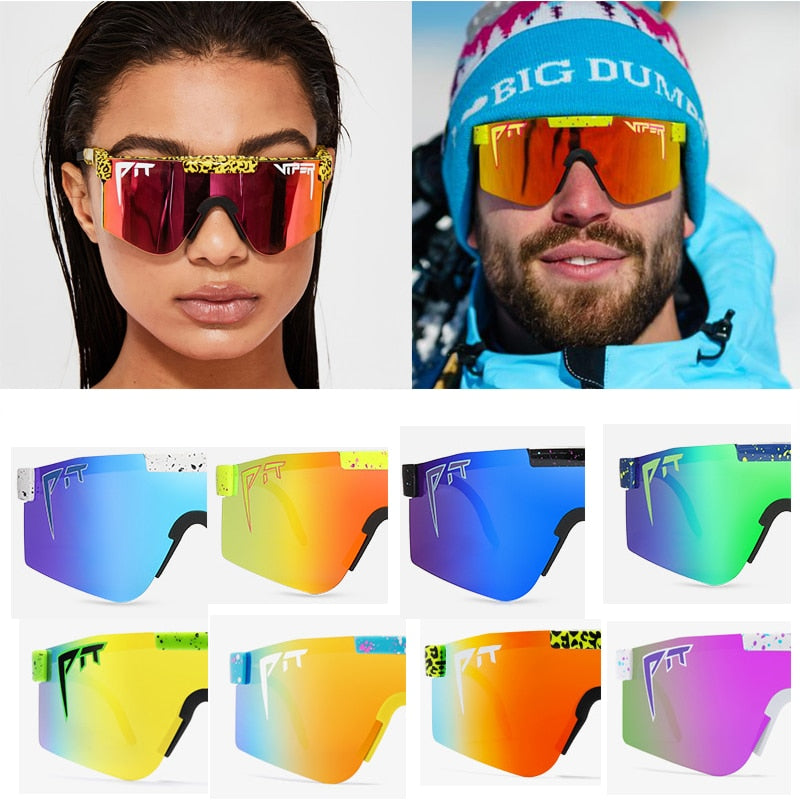 2021 Brand Pit Viper High-end Sports Sunglasses Polarized TR90 Material Polaroid Lens Sun Glasses Men Women Original Case UV400