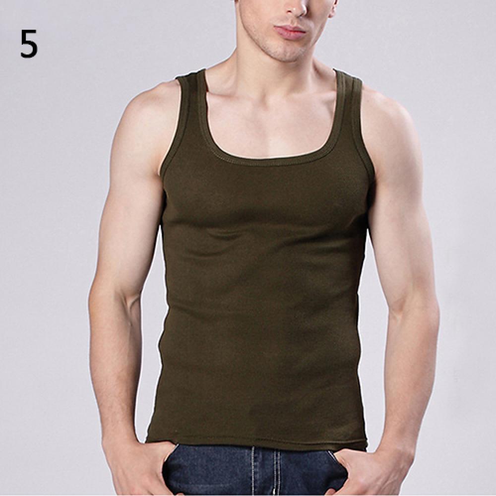 Men's Gyms Casual Tank Tops Bodybuilding Fitness Muscle Sleeveless Singlet Top Vest Tank man's clothes camiseta tirantes hombre