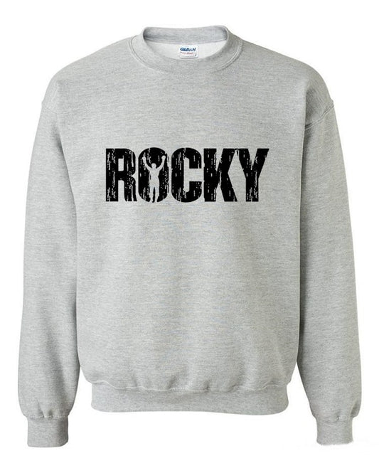 Men Woman Jogger Workout Pullover Tops BOY Sweatshirts Rocky Balboa Artwork Print Sportwear Youth Hiphop Creative Jersey
