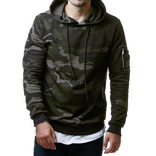 Sweatshirts Men Camouflage Hoodies Thin Military Pullovers Pull Homme Hiver Sueter Hombre Boys Army Green Black Hooded Tops