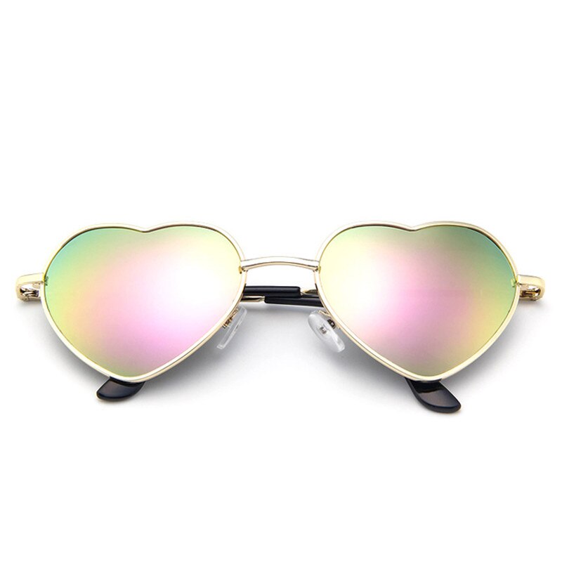 Love Heart Shaped Sunglasses Women Luxury Cat Eye Sun Glasses Ladies Sexy Sweet Designer Candy Mirror Lens Eyewear UV400
