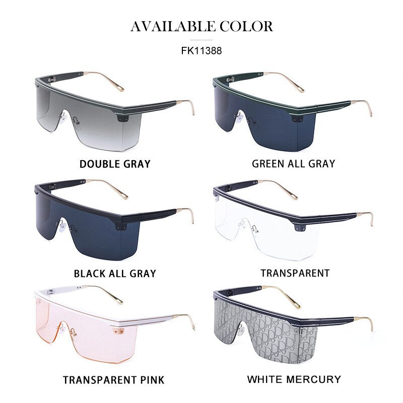 big rectangle steampunk goggles 2021 trendy sunglasses women men oversized outdoor shopping shade retro oculos de sol feminino