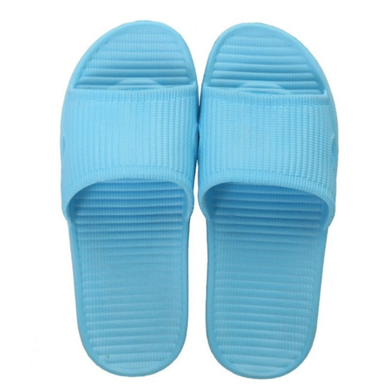 2021 Unisex Home Slippers Women Summer Non-slip Floor Flip Flops Indoor Family Ladies Men Bathroom Slippers Hotel Sandals Shoes