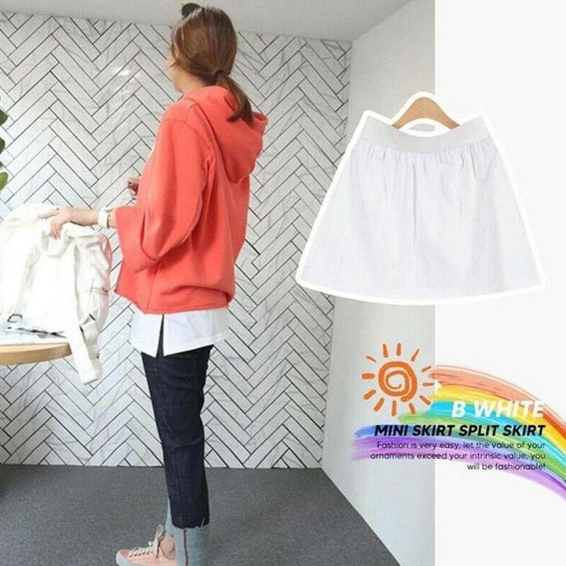 Adjustable Layering Fake Top Mini Skirt Shirt Extender Fashion Half Extended Women Accessories Adjustable Layering Fake Top