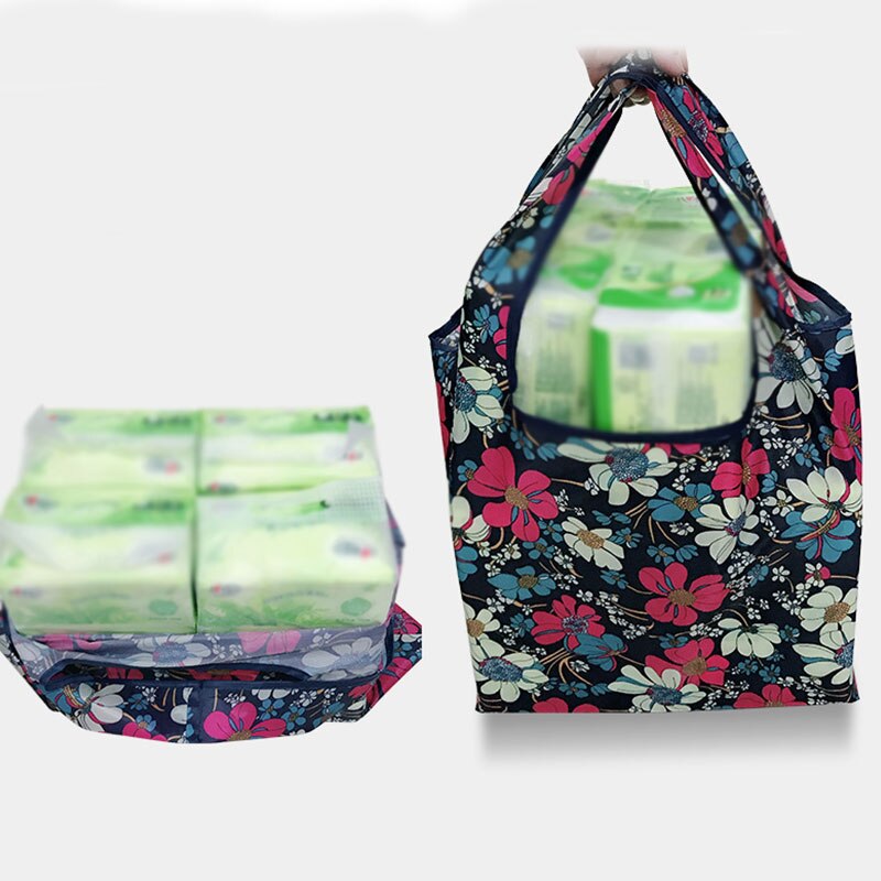 Folding Shopping Bag Convenient Eco Bag Multi-function Folding Bag Grocery Bag Shopping Pouch Storage Large Folding Shopping Bag