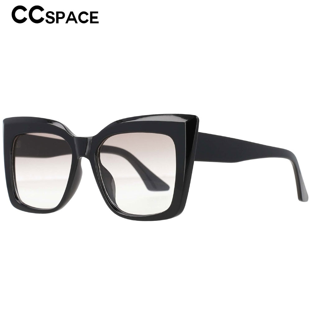53288 Square Oversized Cat Eye Sunglasses Fashion Women Shades Uv400 Vintage Glasses