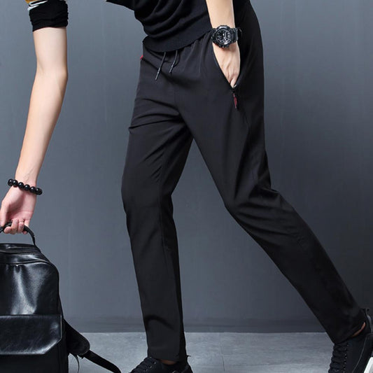 Spring and summer thin section casual drawstring pants men  men's trousers oversize pants elastic Super Large Size M-6XL