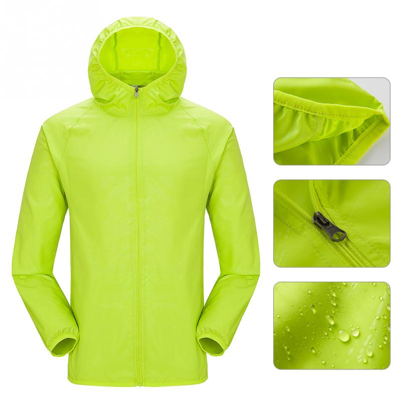 New Waterproof Sun-Protective Outdoor Sports Hiking Jackets Coats Skin Male Female Windbreaker