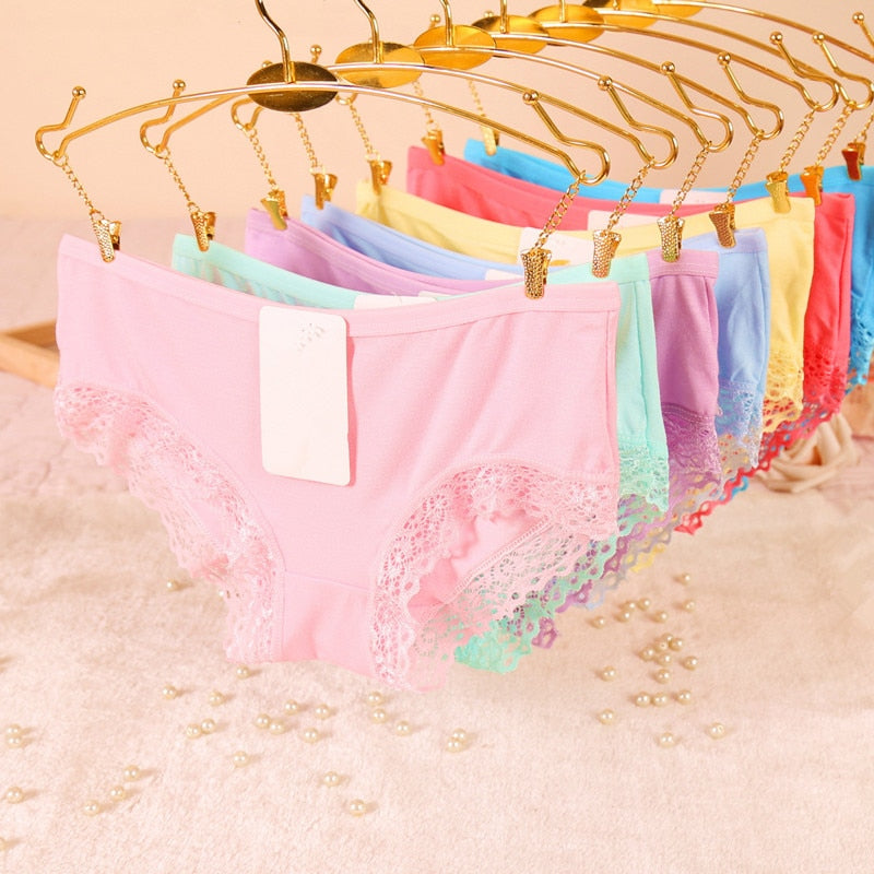 3-Pack Cotton Teenage Girls Underwear Kid Soft Candy Colors Girl Briefs for Panties kids underwear Pants Underpants 9-20T