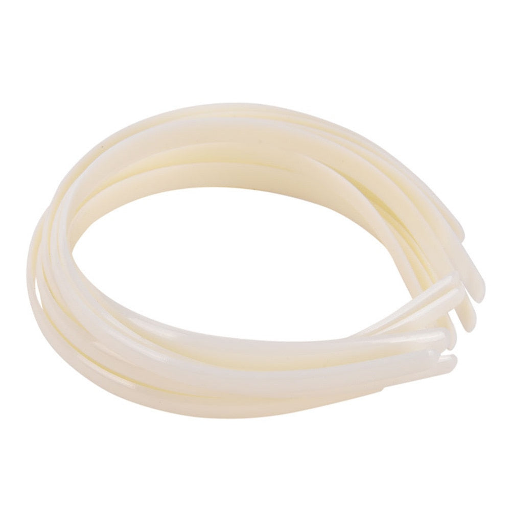 Wholesales 10pcs/lot Plain Lady Plastic Hair Band Headbands NO Teeth Headwear Girl Hair DIY Tool Accessories White Black