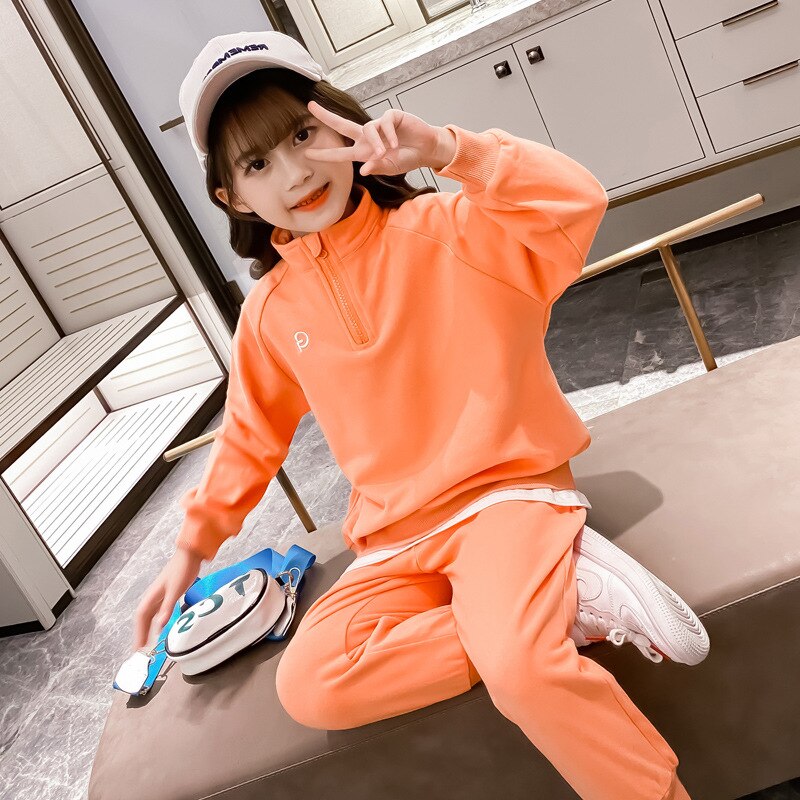 Girls Clothes Long Sleeve Shirts + Pants Sports Suits Autumn Spring Kids Clothes Children Clothing Sets Teen 5 7 8 9 10 12 Years