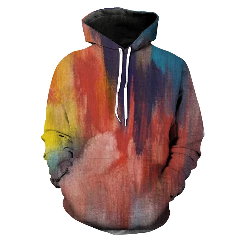 2021 new 3D printed hoodie Art graphic hoodie Men's Spring and Autumn Sports Hoodie Hip Hop Harajuku Hoodie Streetwear coat