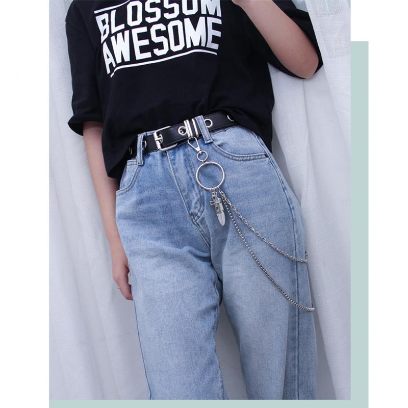 Hot Sale Novelty! Punk Hip Hop Waist Chain Belts Women Luxury Designer Brand Streetwear Harajuku Goth Trendy Waistband Ladies