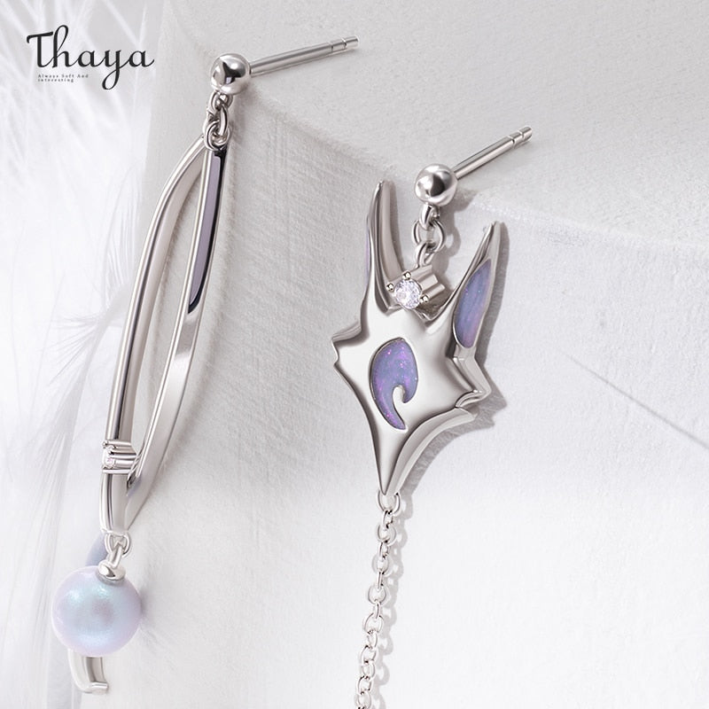 Thaya Fox Original Design Earrings For Women S925 Silver Needle Stud Earrings Tassels Earring Dangle Luxury Fine Jewelry Gift