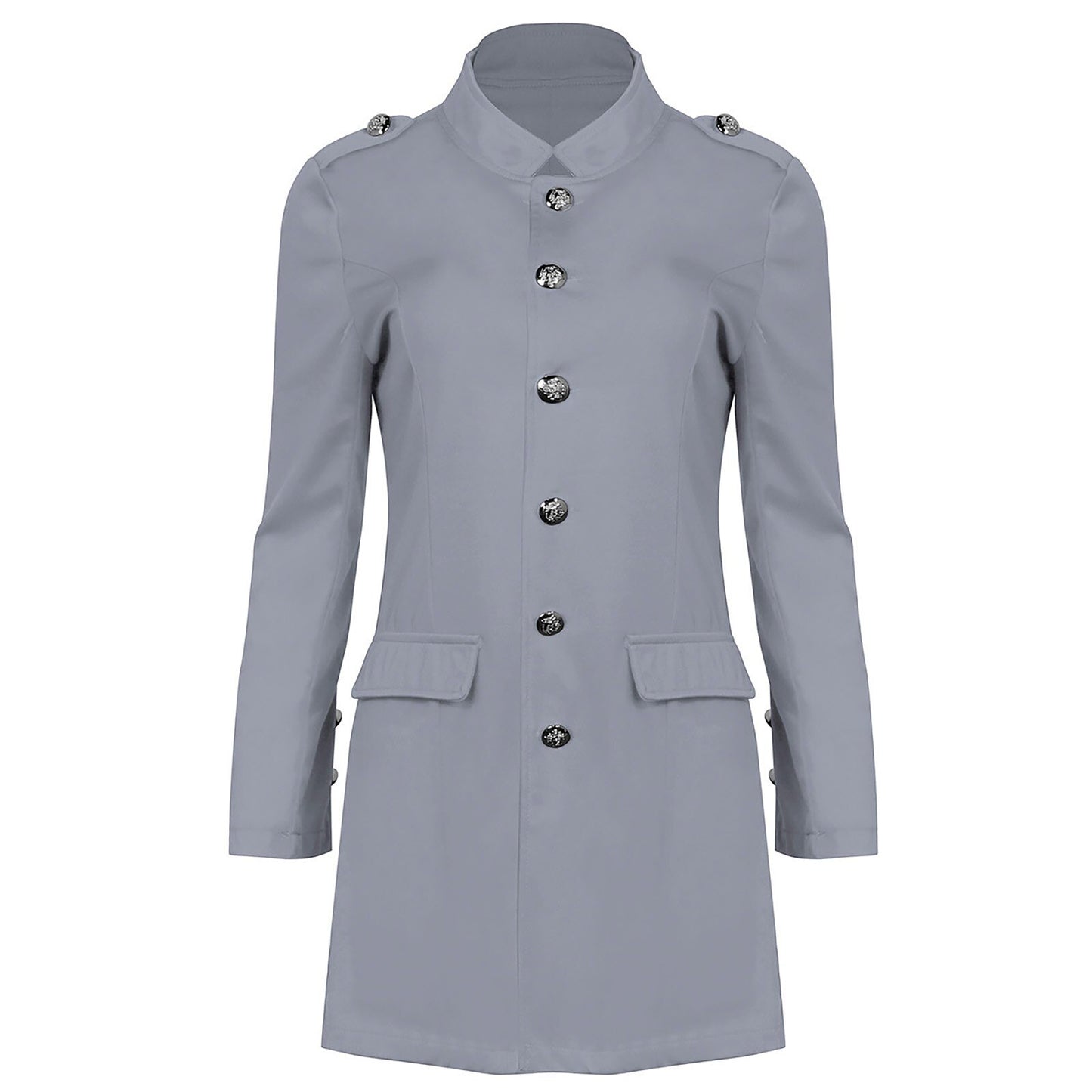 New Fashion Office Lady Lapel Jackets Personality Design Suit Coat Long-sleeve Jackets Button Coat Jaqueta Feminina 2021