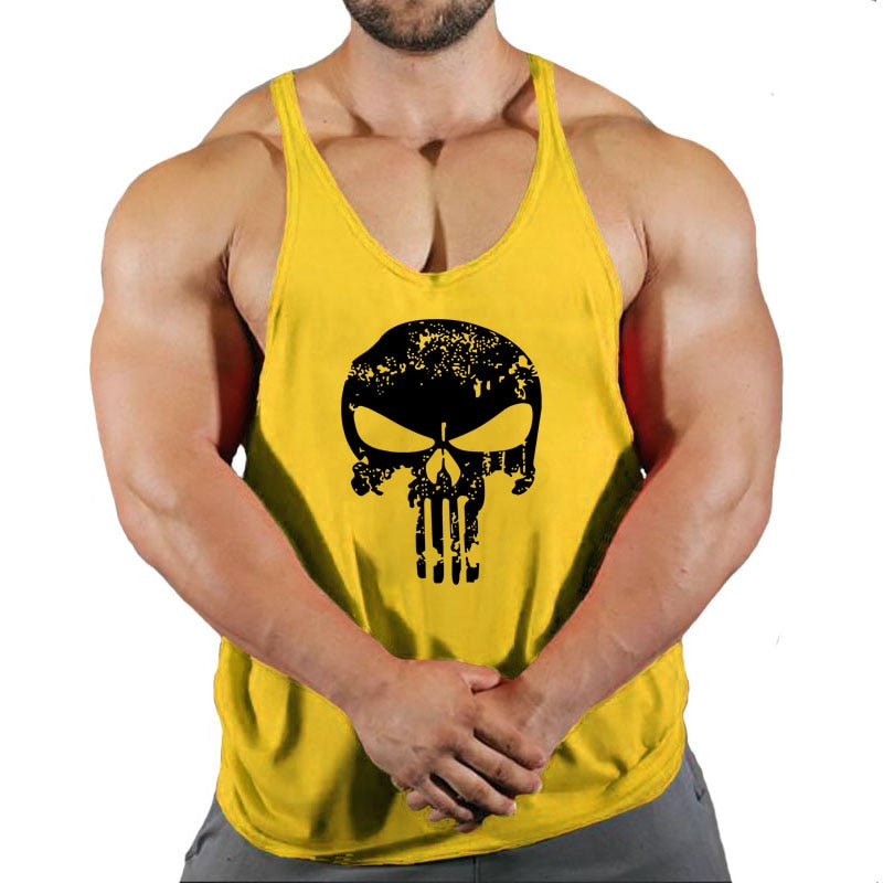 New Brand 23 Gym Tank Top Men Fitness Clothing Mens Bodybuilding Tank Tops Summer Gym Clothing for Male Sleeveless Vest Shirts