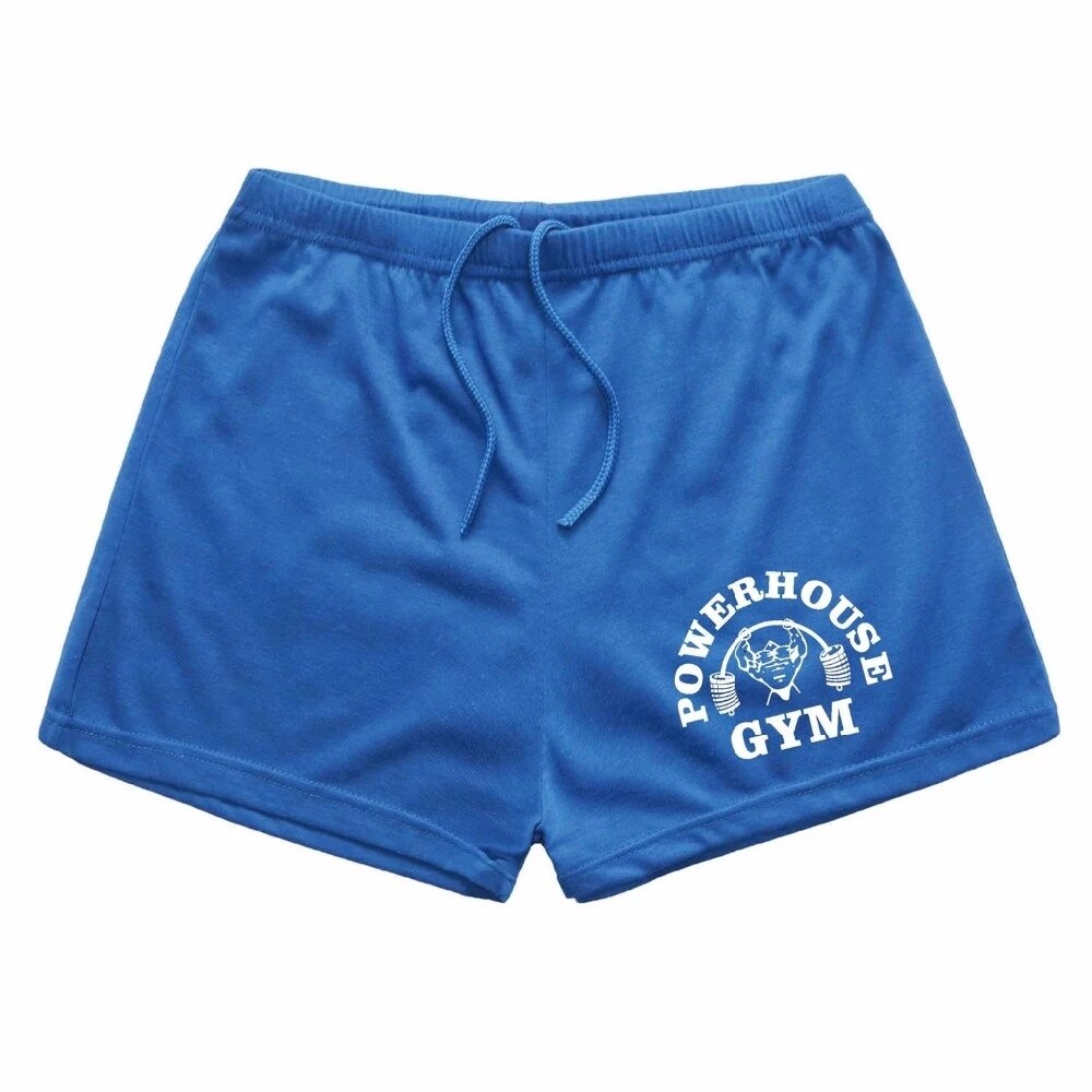 2021 NEW Men's Board Shorts Powerhouse Fitness & Bodybuilding Workout Shorts,Drawstring Shorts For Man Cotton Short